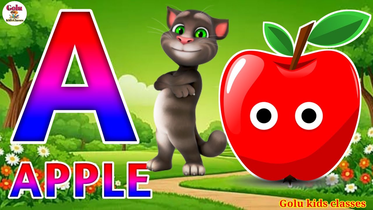 Phonics Song 2 with TWO Words in 3D - A For Airplane - ABC Alphabet Songs with Sounds for Children