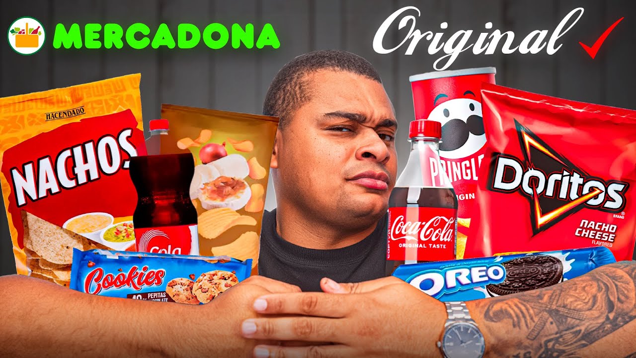 PROBANDO productos MERCADONA VS ORIGINALES (no me esperaba esto) | Elias Dosunmu