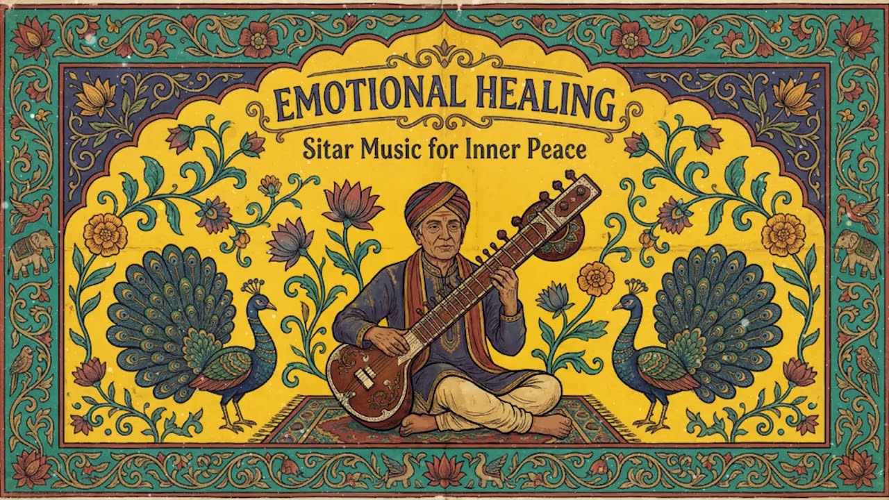 Unlock Inner Peace 10 Minute Morning Sitar Meditation   Indian Classical Music  Relax Mornings