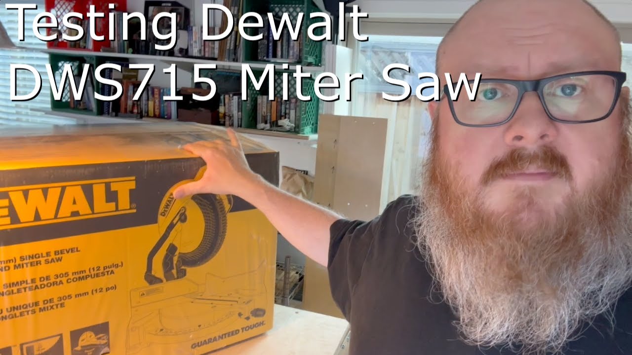 Testing Dewalt DWS715 Miter Saw