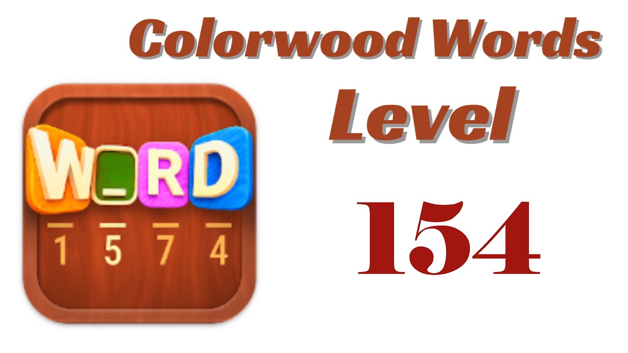 Colorwood Words Level 154 Answers | Colorwood Words - Cryptogram