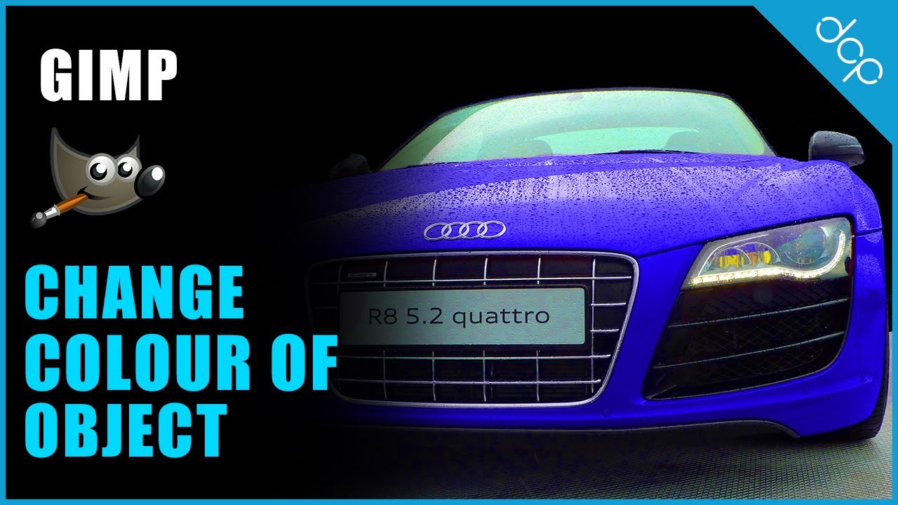 Gimp 2.8 Tutorial - Change colour of an object - [ Gimp change color of objects tutorial ]