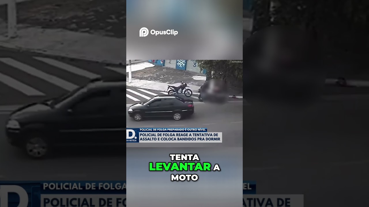 Policial Queima Criminosos Tentando Roubar Moto! #noticias #brasil #crime #morte #bandidos #shorts
