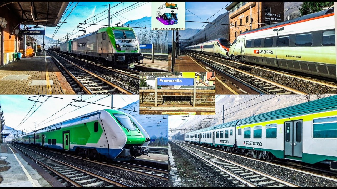 Le due linee di casa in un unica stazione: Premosello-Chiovenda