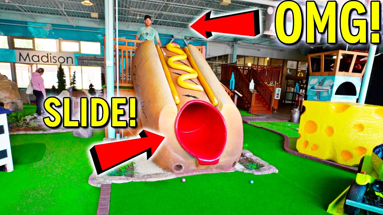 Mind Blowing ONE OF A KIND Mini Golf Course!
