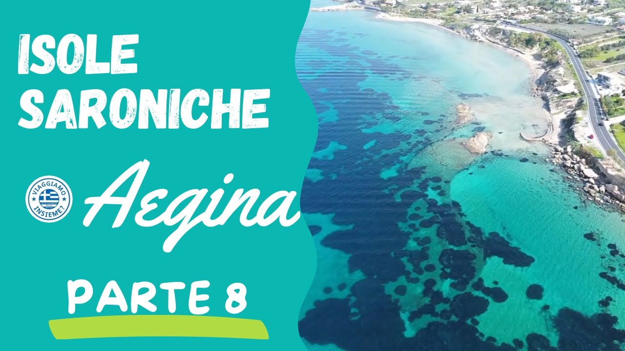 Isole SARONICHE. (Parte 8) Isola di AEGINA - le sue spiagge e Aegina Town #aegina  #greece  (Grecia)