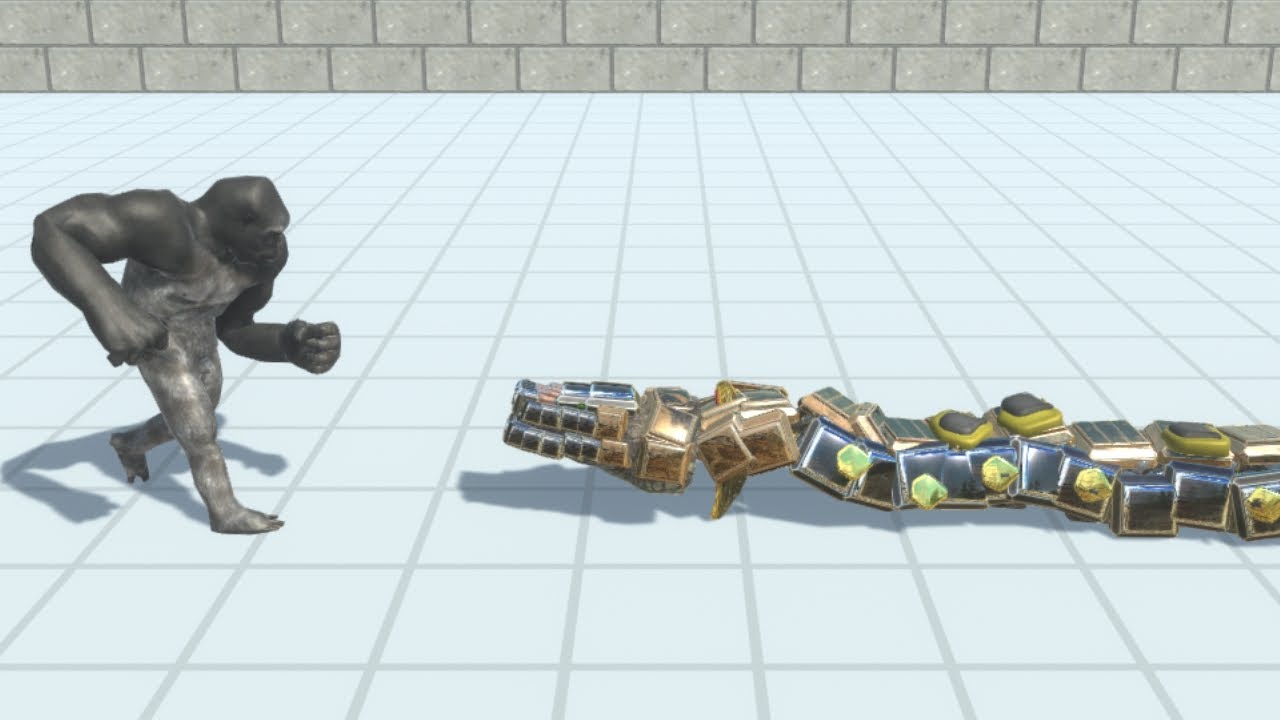 Madtsoia Madagascariensis Snake vs ALL UNITS ARBS Animal Revolt Battle Simulator