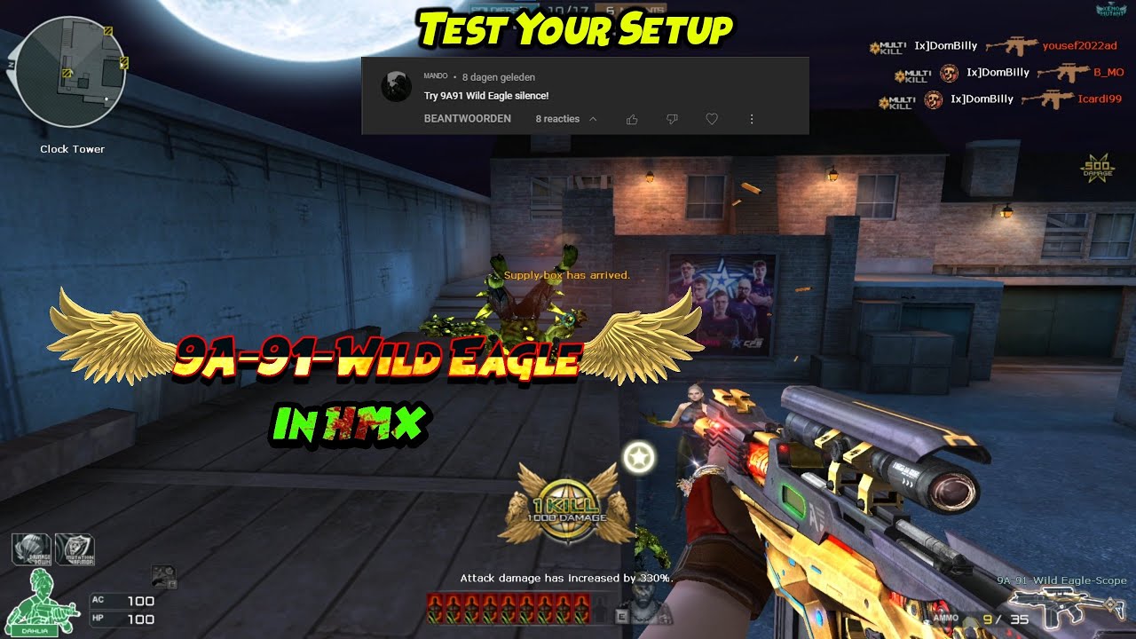 Crossfire West | Test Your Setup l 9A-91-Wild Eagle in HMX