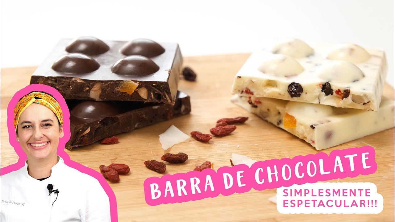 TALENTO: APRENDA A FAZER ESA BARRA CHOCOLATE IGUALZINHA!