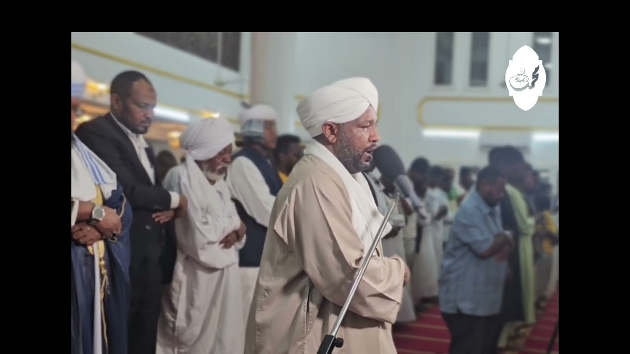 مسجد الحاجة نعيمة عطبرة صلاة التراويح الشيخ الزين محمد احمد