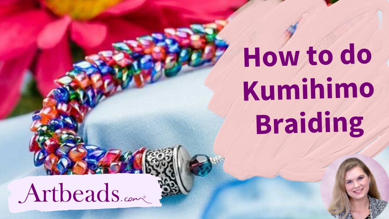 How to Do Basic Kumihimo Braids + Beaded Kumihimo