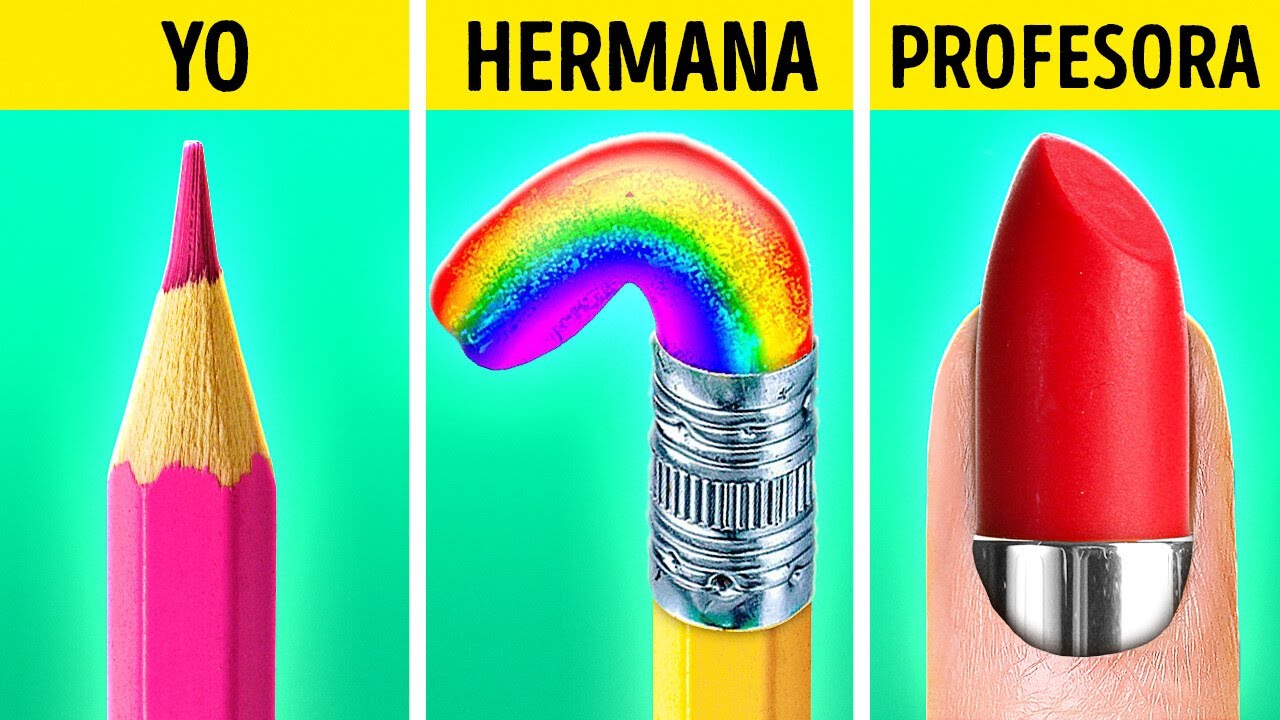 DESAFÍO DE DIBUJO | ¡Barbie VS YO! Los mejores trucos de arte e ideas de pintura DIY por 123GO! GOLD