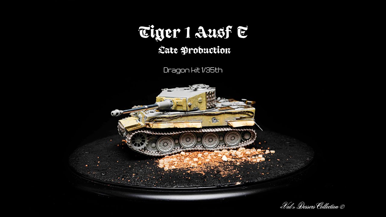 Tiger 1 позднего производства, полная сборка // Модель Dragon 1/35 // Диорама «Спасти рядового Ра...