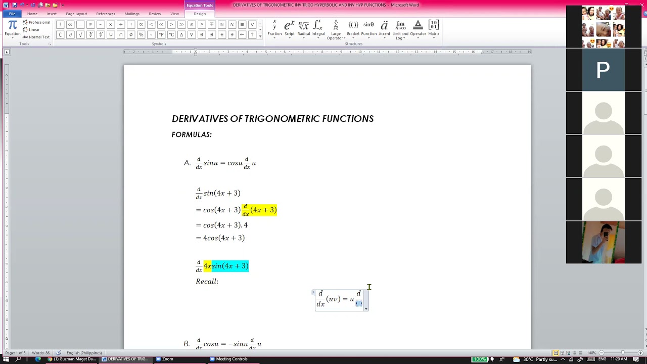 BSCE AND  BSCPE DERIVATIVES SESSION 1