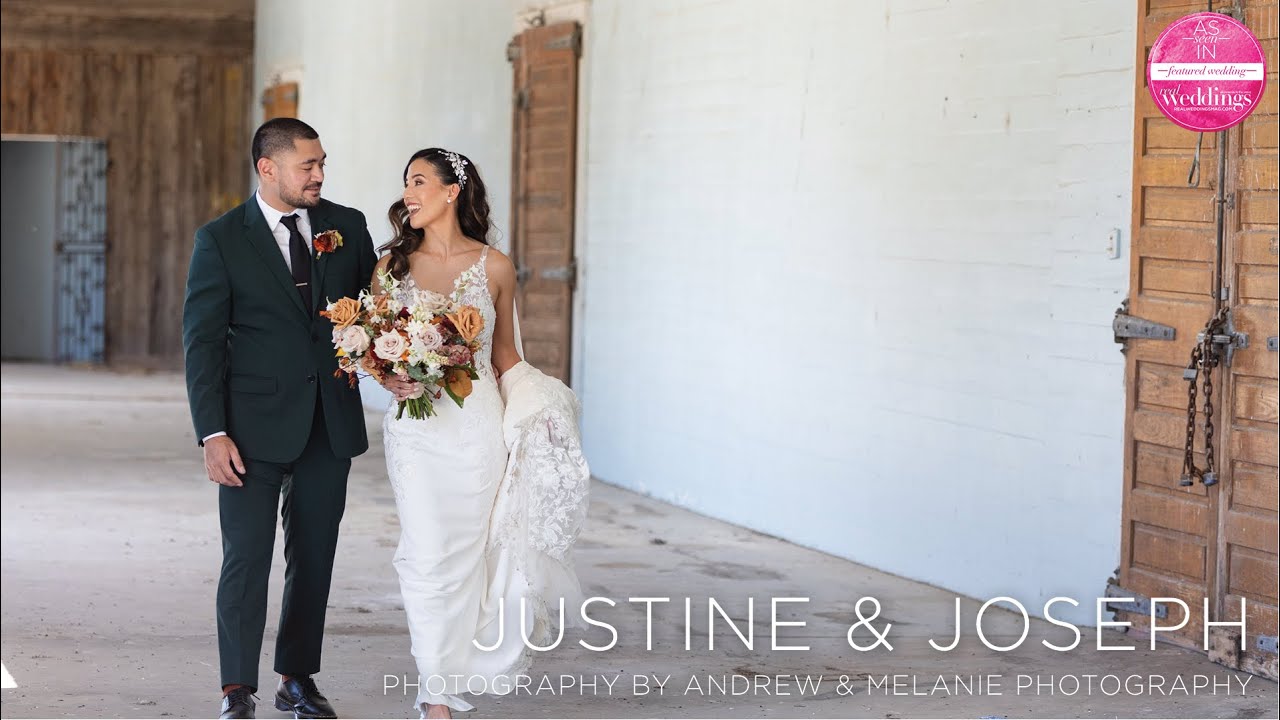 The Willow Ballroom Artistic Wedding: Justine & Joseph featured in Real Weddings Magazine