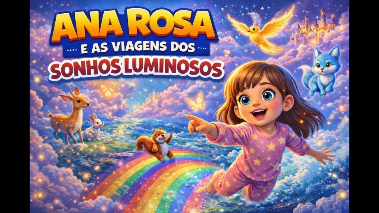 O Segredo dos Sonhos Luminosos de Ana Rosa 💫 Uma História Linda para Crianças