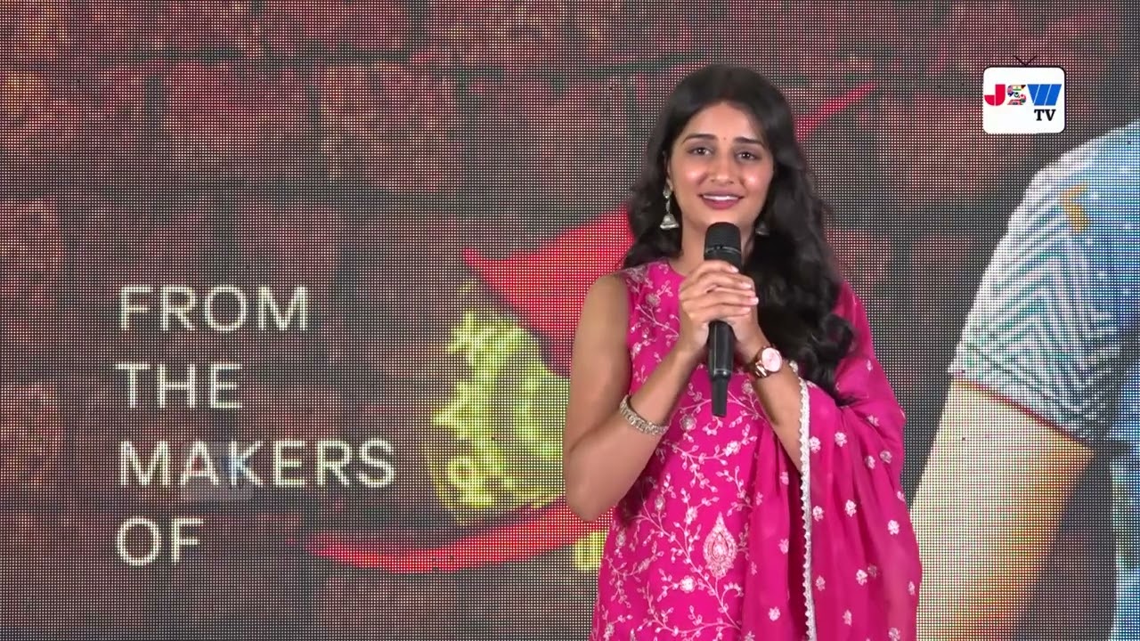Heroine Sandhya Vasishta Speech at Sri Chidambaram Garu Pre-Release Event |  JSW TV |