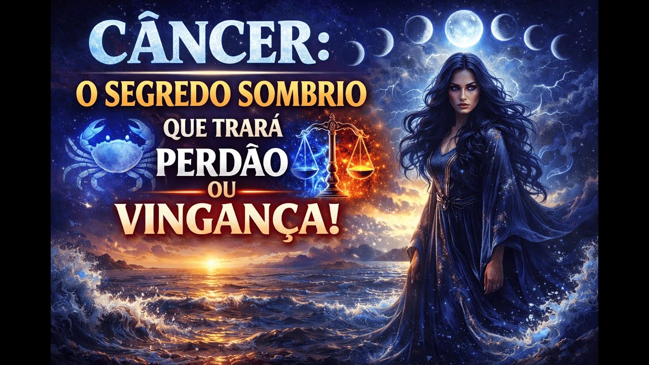 CÂNCER: O SEGREDO SOMBRIO QUE TRARÁ PERDÃO OU VINGANÇA!