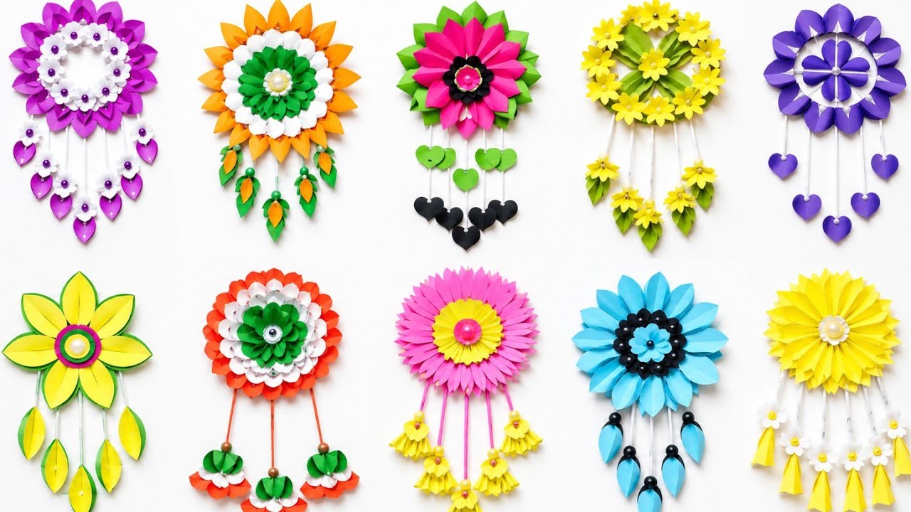 10 Unique Wall Hanging / Paper Craft For Home Decoration / Easy Wall Hanging / DIY Wall Decor