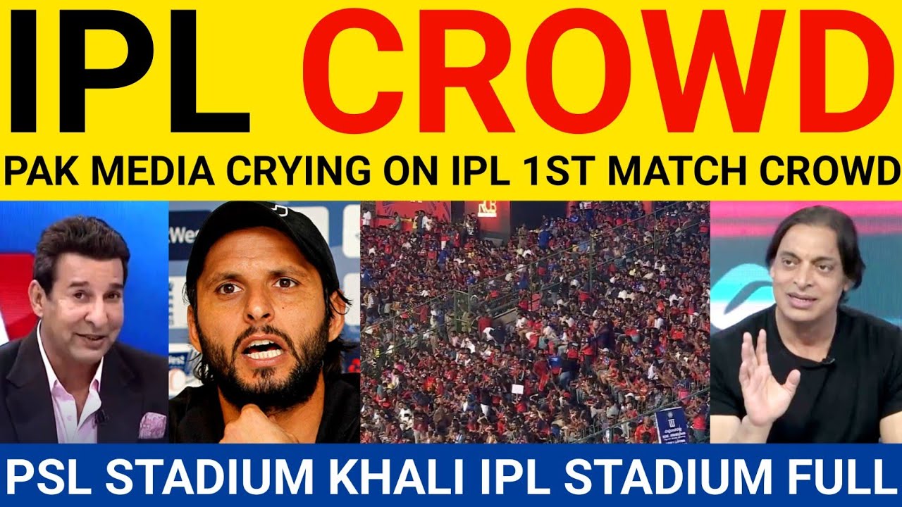 Pak Media Crying On IPL 2026 1st Match Crowd | IPL 2026 Highlight | RCB vs SRH Highlights