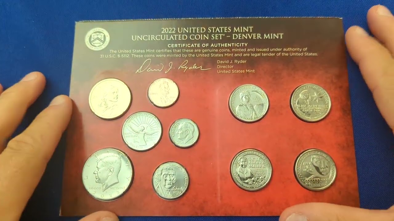 2022 Uncirculated Coin Set From US Mint