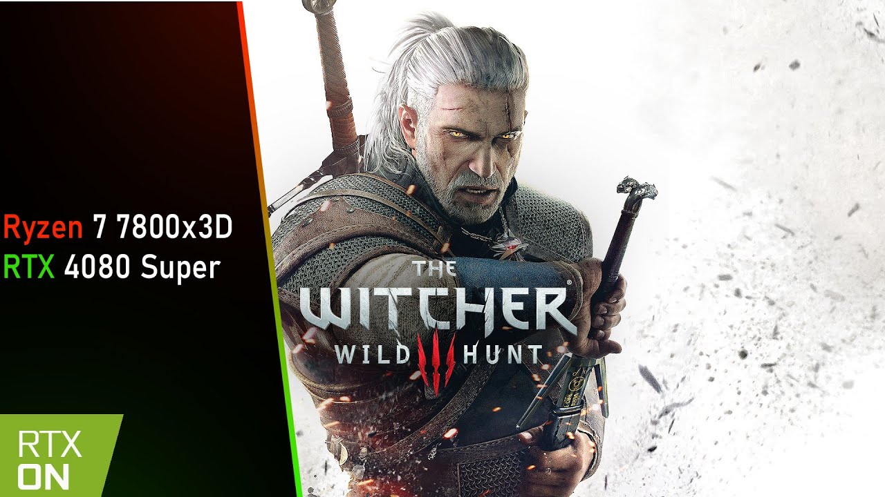 The Witcher 3  || Ryzen 7 7800x3d + RTX 4080 Super || Ultra 1440p + RT || FPS Test