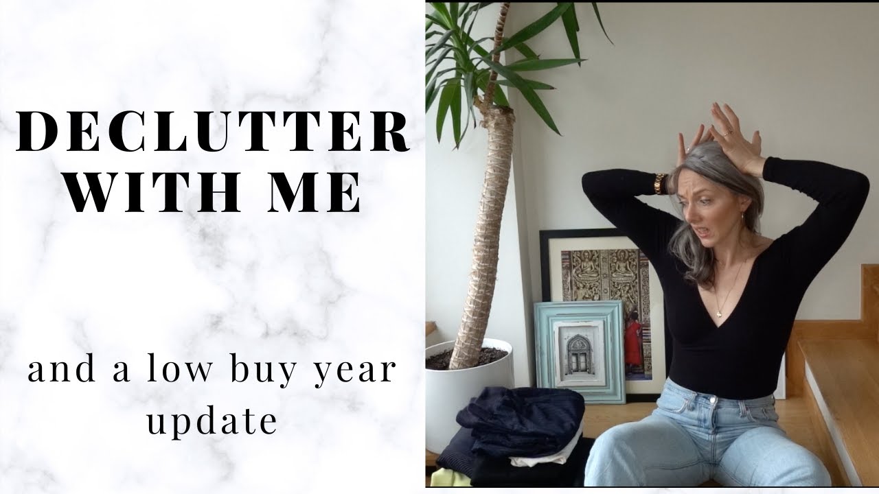 DECLUTTER my Wardrobe WITH ME || LOW BUY YEAR Update