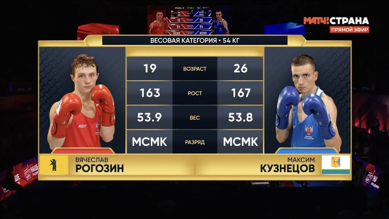 Vyacheslav Rogozin vs. Maksim Kuznetsov Russian National Championships 2025 Final (54kg)