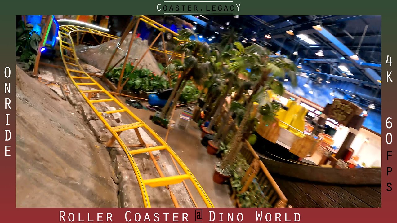 POV • Roller Coaster @ Dino World | 4K @60fps