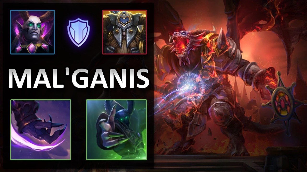 Mal'Ganis Dark Conversion vs Muradin | Dragon Shire | Heroes of the Storm Master Replay