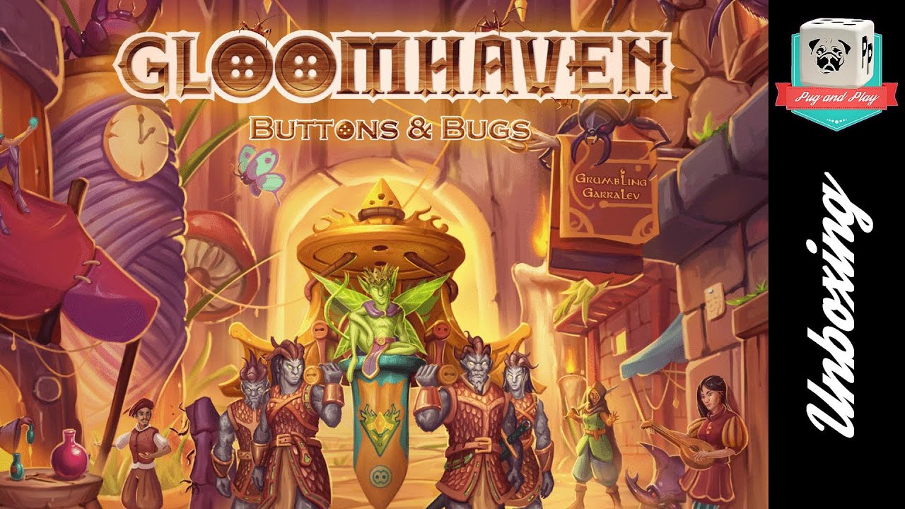 📦 Gloomhaven: Buttons & Bugs - C'est possible de faire tenir du Gloohmaven dans une PETITE boite?