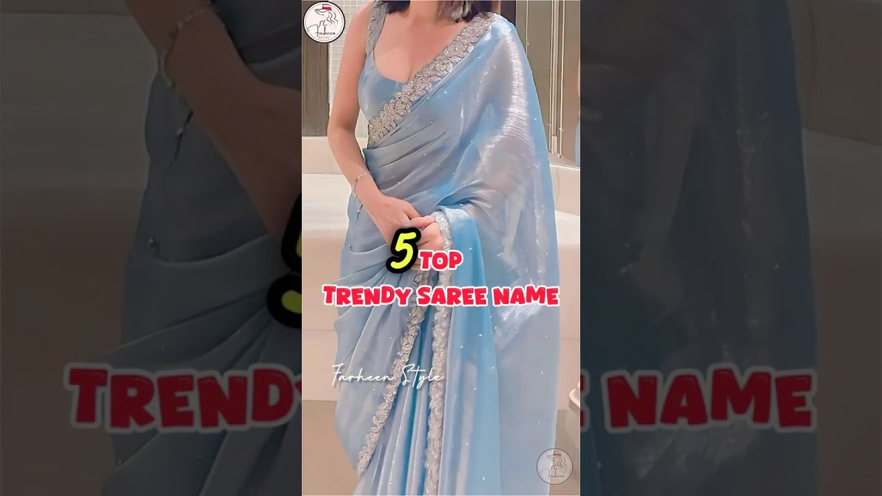 Latest Saree Name ❇️ #farheenstyle #shortsfeed #shorts #saree
