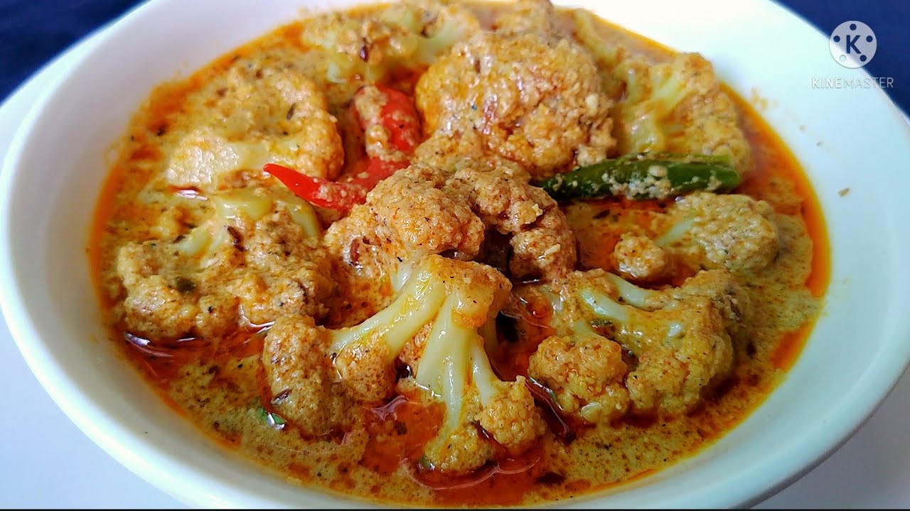 ফুলকপির রোস্ট রেসিপি সম্পূর্ন নিরামিষ রাজকীয় স্বাদে তৈরি॥ Phulkopir roast recipe in bengali