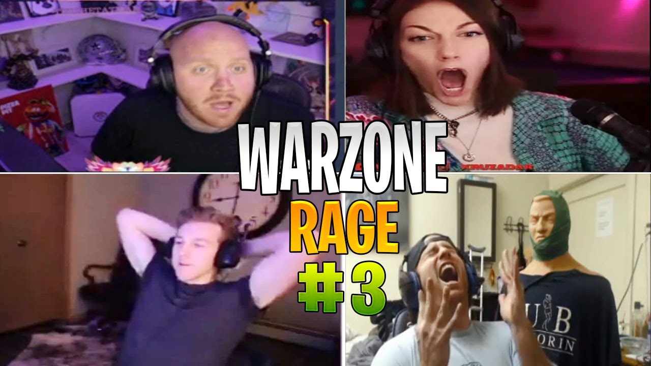 Warzone Twitch Streamers Ultimate Mega Rage compilation #3