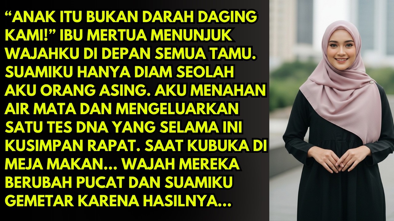 “ANAK ITU BUKAN DARAH DAGING KAMI!” IBU MERTUA MENUNJUK WAJAHKU DI DEPAN SEMUA TAMU. SUAMIKU HANYA..