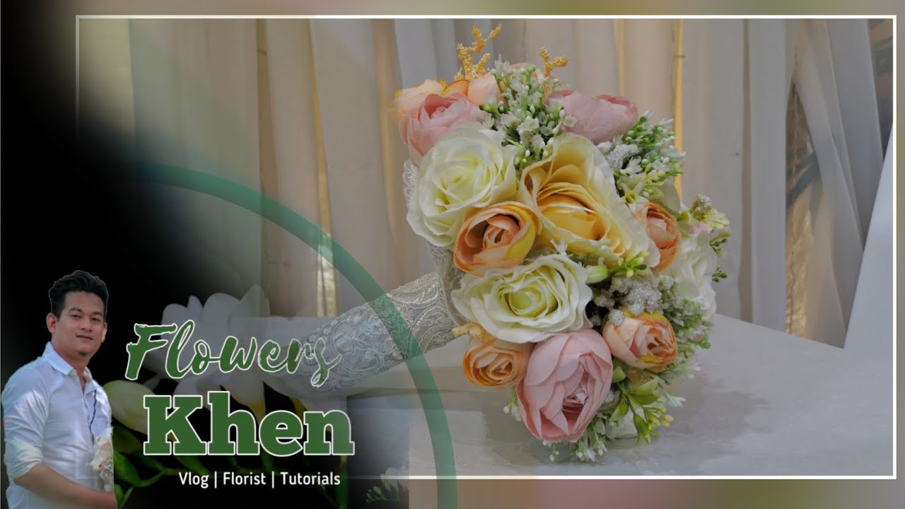 Tutorial How to make Bridal Bouquet | Paano Gumawa ng Bridal Bouquet