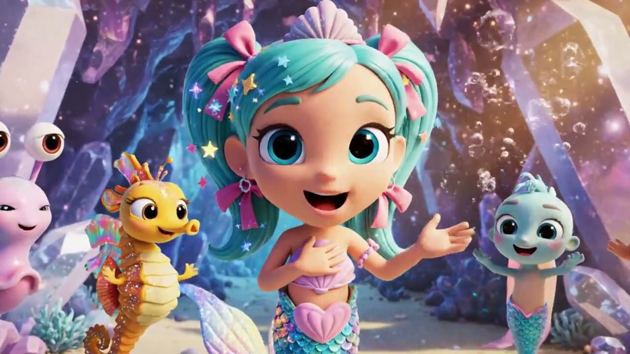 Shelly and the Crystal Echo Cave Adventure  Learn Feelings, Teamwork and Confidence Underwater