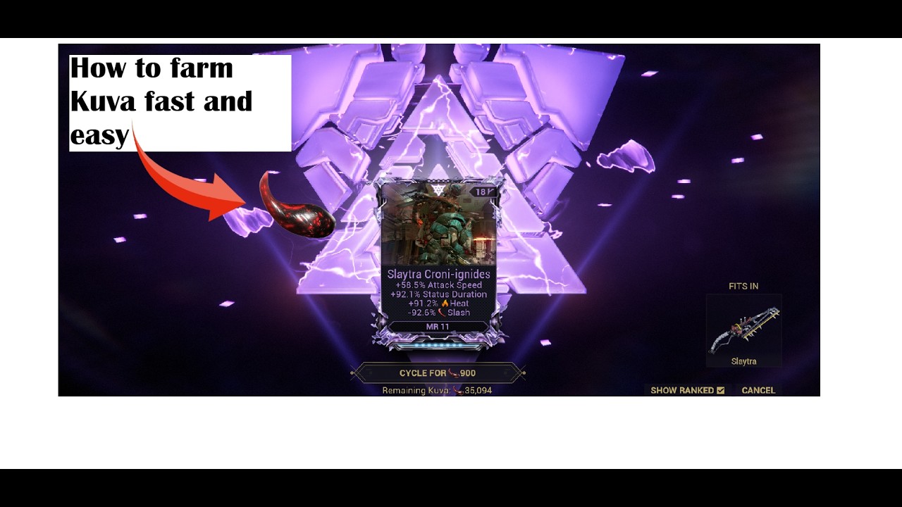 How to Farm Kuva Quick and Easy
