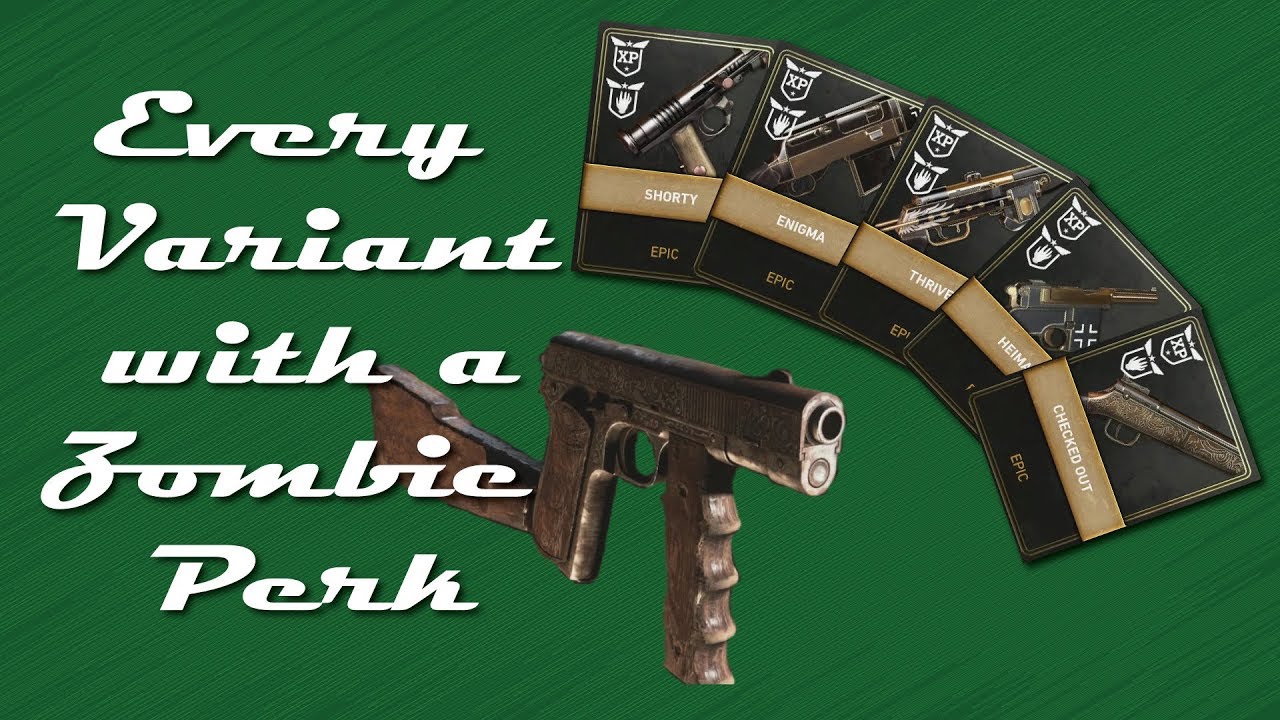 All COD WW2 Zombie Gun Variants and how to unlock them