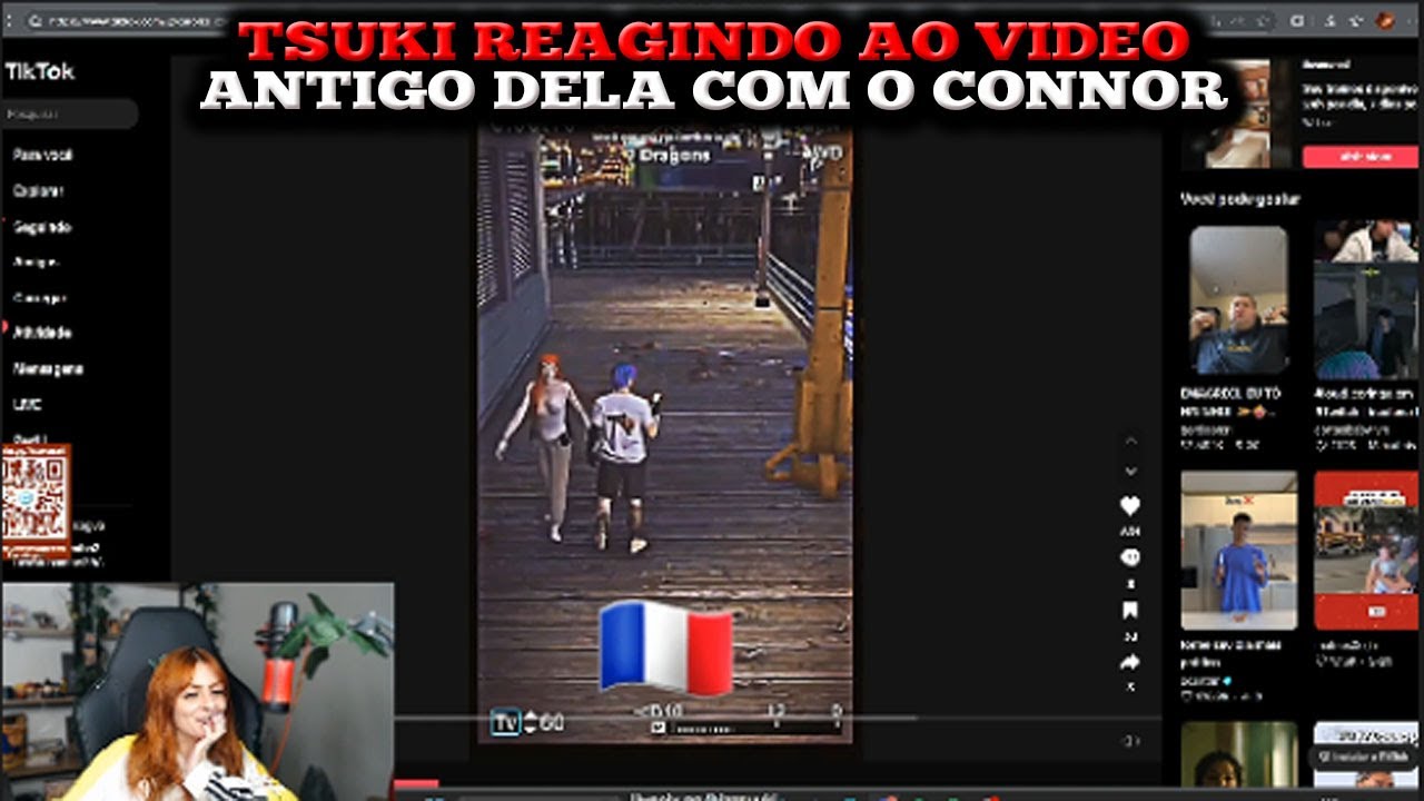 Tsuki Reagindo Ao Video Antigo Dela Com o Connor!