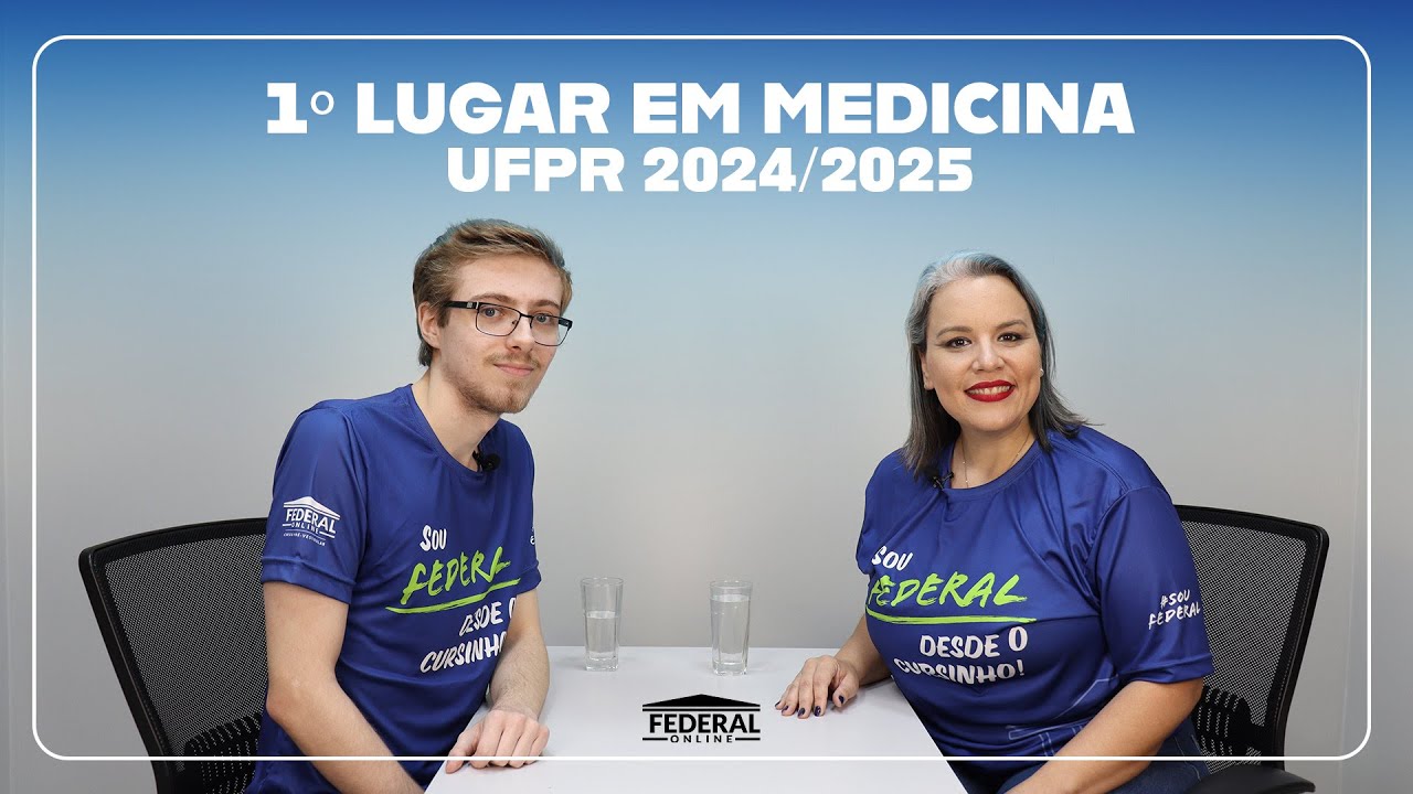 1º Lugar em Medicina UFPR 2024/2025 - Entrevista Completa