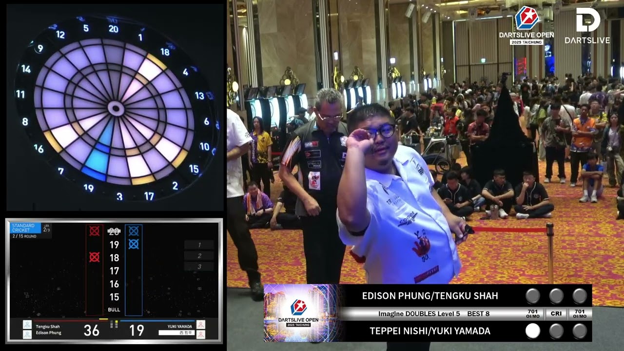 Imagine DOUBLES Lv.5 BEST 8 EDISON PHUNG & TENGKU SHAH VS  TEPPEI NISHI & YUKI YAMADA