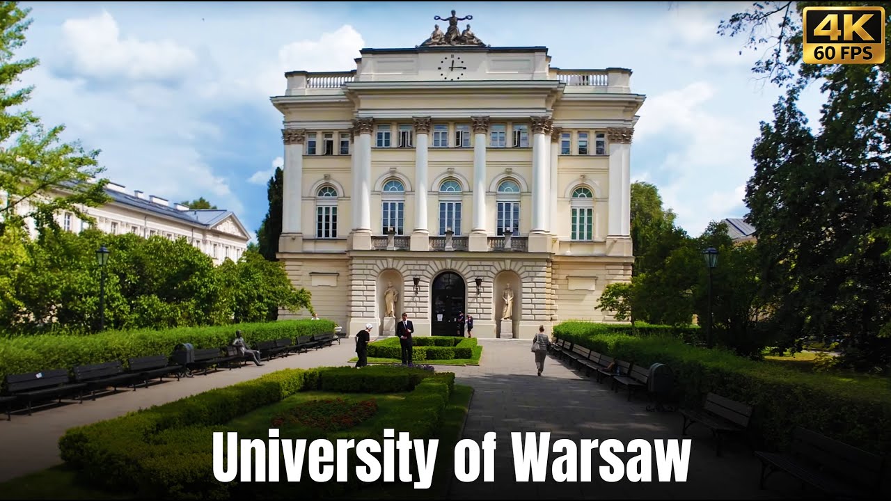University of Warsaw Walk | July 2025 Campus Tour [4K]