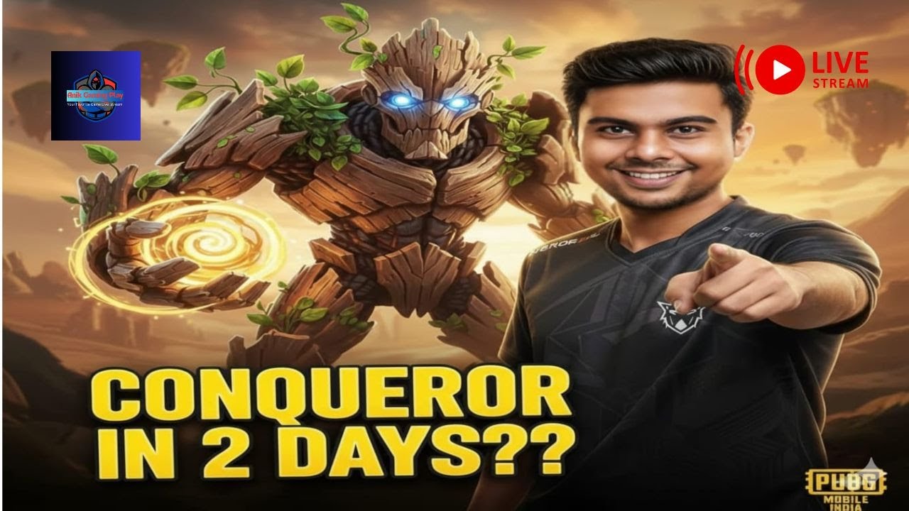 Rank push to conqueror in pubg PUBG LIVE 4.2 Update with Anik Gaming Play 🔴 livestream Today Night