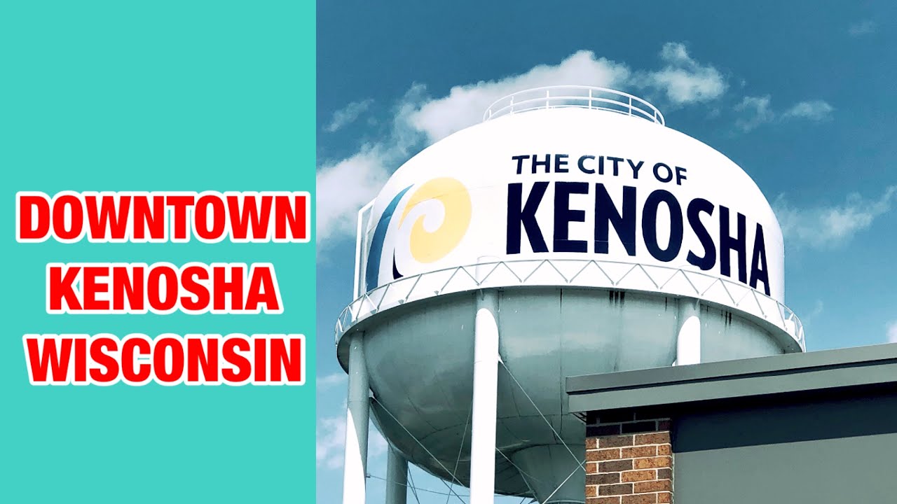 DRIVING AROUND IN DOWNTOWN KENOSHA, WISCONSIN 2022