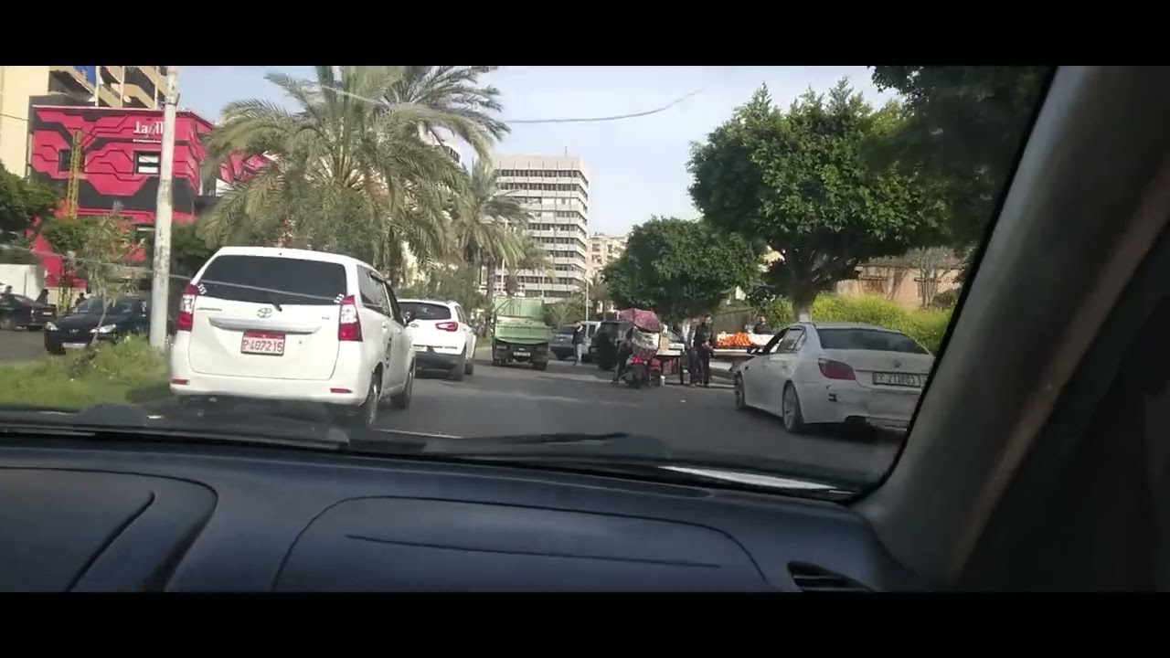 من ساحة النجمة صيدا  إلى دوار العربي , saida 2021