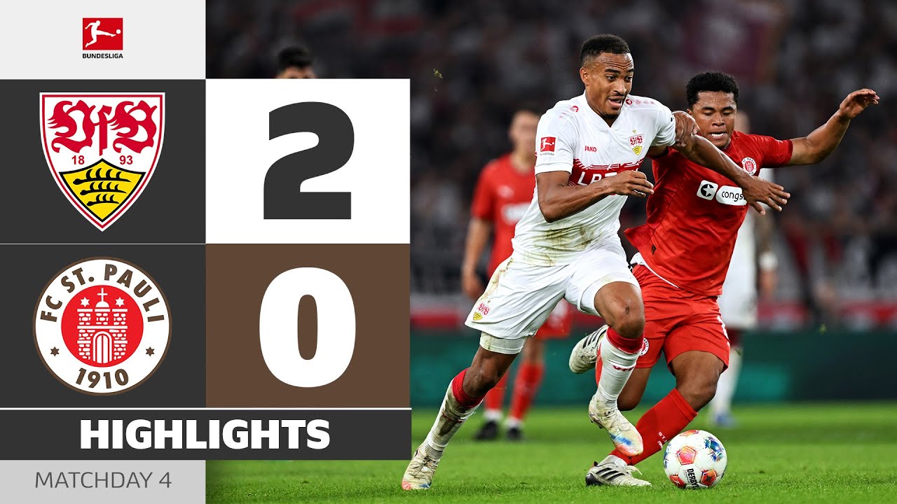 St. Pauli Beaten For The 1st Time | VFB STUTTGART - ST. PAULI | Highlights | MD 4 &ndash; Bundesliga 2025