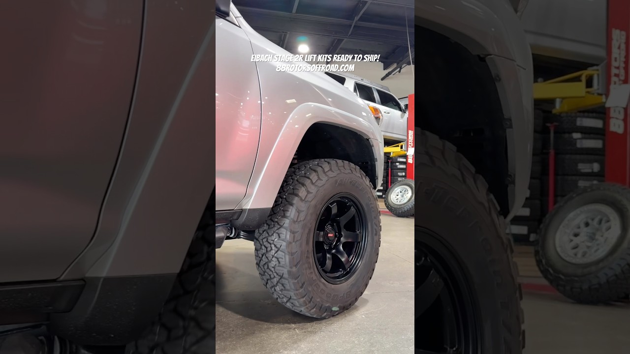 4Runner Eibach Stage 2R & Gram Lights 57DR-X #88rotorsoffroad