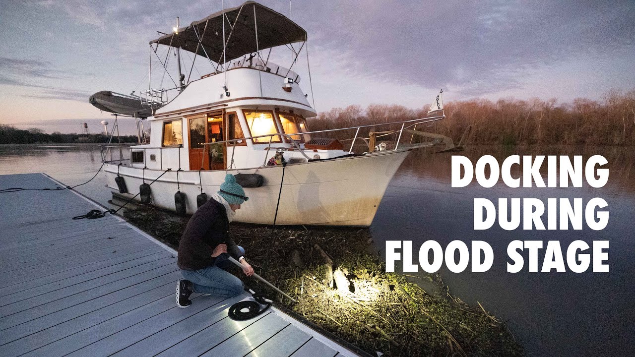 CRUISING down a FLOODING RIVER (dodging debris)