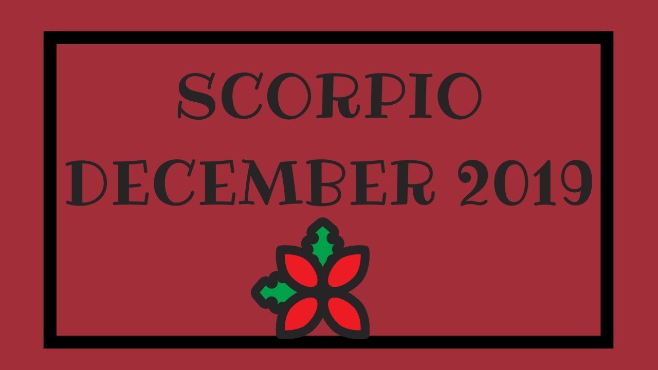 SCORPIO - Abundance is coming and STAYING!✨December 2019
